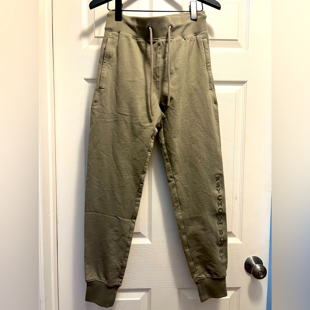 Mens Psycho Bunny Sweatpants Taupe NWT size XXS